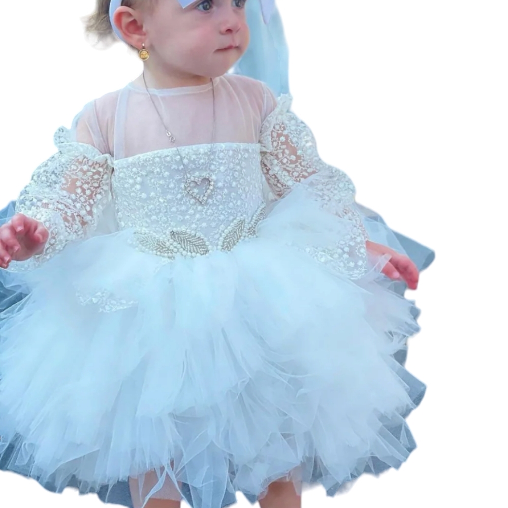 The Lana white Dress Girls Size 4y